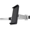DURABLE_ Supporto per monitor doppio monitor/tablet 21-27"/argento/alto/inclinabile/ruota