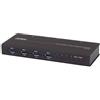ATEN Switch hub industriale USB 3.2 Gen 1 4 x 4