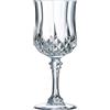 Cristal D'Arques 25 cl - Longchamp Calice Acqua in Vetro - Set 6 Pezzi