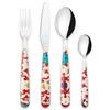 Guzzini - FLOWER&LEMON Set di 24 Posate - Rosso Trasparente - 28194065