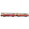ROCO 70374 CSD automotrice Rh M152.0 livrea rosso e bianco con rimorchio ep. IV