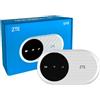 ZTE Modem WiFi portatile ZTE U10 N300Mbps 4G LTE Cat4, display su schermo, con SIM, router 4G conveniente, batteria ricaricabile, facile da usare, configurazione semplice
