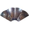 BLUSUPERSHOP specchio solare 78x38 cm pieghevole abbronzatura rapida spiaggia mare barca camping piscina per abbronzarsi rapidamente chiuso 38x22 cm