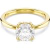 SWAROVSKI ANELLO STILLA, TAGLIO ROUND PLACCATO ORO GIALLO, 60