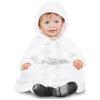 viving - Costume Monada Bianco Natale Abito con Sottogonna E Spallacci con Cappuccio Taglia 12-24M (1)