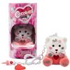Coccolotti Love & Tell Love Sky CCL152 Orsetto interattivo con effetti sonori e luminosi, modello Joy, per bambini dai 3 anni, bicolore