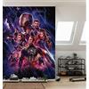 Komar - Carta da parati fotografica Marvel Avengers Endgame Movie Poster - Dimensioni 184 x 254 cm, 4 pezzi, multicolore - Carta da parati, cameretta dei bambini, supereroe