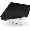OrtoPrime Cuscino Antidecubito per Sedia a Rotelle - Cuscino Seduta Ortopedico Viscoelastico - Cuscino Memory Decubito - Cuscino Carrozzina per Anziani - Cuscino Memory Foam Sedia a Rotelle Ufficio