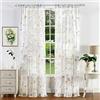 Martha Stewart Tenda per finestra con tasca per asta, poliestere, oro, 241,3 cm, coppia di pannelli