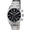 Breil Orologio UOMO CLASSIC ELEGANCE quadrante MONO-COLORE NERO movimento CRONOGRAFO QUARZO e BRACCIALE ACCIAIO ARGENTO EW0227