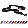 EzyDog Guinzaglio per Cani Taglia Grande e Media - Zero Shock Guinzaglio Elastico da Addestramento con Ammortizzatore - Ideale per Passeggiate, Corsa e Allenamento (1.2m, Nero)