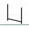Protruss LF5H1075BK Raccordo H a 4 vie, compatibile con serie LiteFrame, 100X750