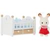 SYLVANIAN FAMILIES 5017 Bebe Lapin Chocolat Lit