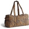 Vera Bradley Featherweight Original Duffel, Lotus Montage Roasted Pecan