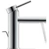 Duravit Circle Mitigeur monocommandé pour lavabo M Minusflow, avec garniture découlement, saillie 117 mm, chrome, CE1022001010, CE1022001010