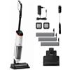 Polti Rollysteam WD50C Cordless, Lavapavimenti con Funzione Vapore e Aspirapolvere, 450 W, Pulizia Completa in un solo Passaggio, Senza Fili, Auto Pulizia, Bianco