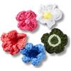 Crocs Confezione da 5 ciondoli per scarpe unisex all'uncinetto, motivo floreale, multicolore, taglia unica, Multicolore, Taglia unica