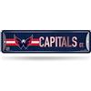 Rico Industries Cartello stradale in metallo NHL Washington Capitals Home Decor (10,2 x 38,1 cm) - ideale per casa, ufficio, camera da letto e grotta degli uomini, realizzato in argento
