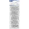 GLOREX Set di perline, argento, 4/6/8 mm