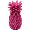 Kare Vaso di design ananas, rosa, dipinto a mano, vaso grande decorativo, vaso da tavolo, vaso per fiori per scaffali, esotici, accessori, 30 x 15 x 15 cm (altezza x larghezza x profondità)