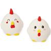 Legami - Set Sale e Pepe in Ceranica, Tema Hen, in Ceramica Decorati a Mano