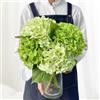 JINWOE Ortensie artificiali da 53,3 cm, in lattice di seta realistico, grandi fiori artificiali per matrimoni, esterni, cucina, tavolo, casa, giardino, 4 pezzi