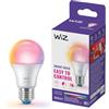 WiZ Lampadina WiZ Smart LED A60, a colori e bianco Regolabile, attacco E27, equivalente 60 W, 806 lumen, intensità regolabile, compatibile con Alexa, Google Assistant e Apple Home, conf. da 1