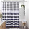 Madison Park Tenda da doccia con trama a nido d'ape per bagno, 3 m, gestione dell'umidità, qualità spa, tende da doccia moderne per bagno, standard: 182 x 183 cm, blu sfumato