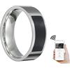 OYZY Anello NFC Intelligente Impermeabile Multifunzionale, Accessorio Digitale Da Dito Indossabile Compatibile Con Tutti I Cellulari Android E Windows
