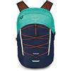 Osprey Quasar, Zaino per Uso Quotidiano e Brevi Spostamenti, Unisex, Reverie Verde/Cetacean Blu O/S