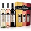 Sant'Orsola - Vino in Confezione Regalo, Pinot Grigio D.O.C. delle Venezie, Bardolino DOC Chiaretto, Montepulciano d'Abruzzo D.O.C., Gusto Armonico, 3x750 ml