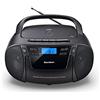 Karcher RR 5045 - Radio CD portatile (Boombox con lettore CD, cassetta, radio FM