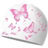 HORREX Cuffia Piscina Donna, Cuffia Piscina Silicone Cuffie Nuoto Elevata Elasticità, Cuffie Nuoto Personalizzate Resistente, Swimming Cap Confortevole per Pelo Folto Allenamento Giochi in Acqua