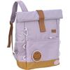 Lässig Zaino per bambini con fascia toracica Zaino idrorepellente per il tempo libero, 12 litri/Medium Rolltop Backpack lilac
