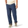 Wrangler Authentics Men's Authentics Fleece Lined Carpenter Pant, Dark Indigo, 36x34