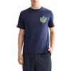 Scotch & Soda Front Back Artwork T-Shirt, T-Shirt, Uomo, Peacoat, XXL