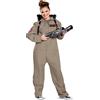 Disguise Adult Deluxe, Official Ghostbusters Afterlife Movie Costume Jumpsuit with Inflatable Proton Pack, Multicolored, Medium (38-40)