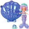 KOOKYLOOS MERMAID STARLIGHT FANTASY - 2 in 1: elegante bambola e sirena, valore: 1 bambola, coda di sirena rimovibile, vestito e scarpe, animali marini, accessori, borsa a conchiglia per giocare e
