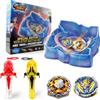 INFINITY NADO Arena 2 Lanciatori Magnetici - 2 Trottole Metal, 5+ | Arena con 2 lanciatori magnetici e 2 trottole in metallo. Giro R/L. Facile. Per bambini dai 5 anni