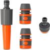 PARENCE. - Kit Spruzzatore Giardino con Raccordi Tubo 1/2 Pollice - Irrigatore manuale + Punte Universali - Set di 4 Pezzi con Riduttore - Compatibile con Rubinetto Standard - Irrigazione facile e
