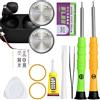 YUFEEI 2 batterie Z55H e le batterie nel vano di ricarica, per WF-1000XM4 WF-1000XM3 WF-SP900 WF-H800 WF-SP700N con strumento adesivo 3,85 V 70 mAh (2*Z55H e le batterie nel vano di ricarica)