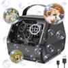 Yabtf Macchina per bolle di sapone, Maker automatico di bolle 8000+ /min, Macchina per bolle con batteria 1800mAh, Giocattolo elettrico per bolle di sapone per bambini, matrimonio, festival, nero