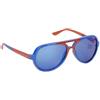 LAOSEP Spider-Man Occhiali da Sole per Bambini Blu Rosso