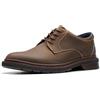 Clarks Men's Burchill Derby Oxford, Beeswax Leather, 43 EU