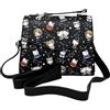 Loungefly Sanrio - Borsa a tracolla Hello Kitty con stampa zodiacale, nero, Medium