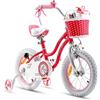RoyalBaby Stargirl Bicicletta per bambini Ragazza Bicicletta con freno a mano e sottobicchiere 12 pollici Da anni Bicicletta per bambini Rosa