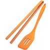 Set Di 12 Utensili Da Cucina In Silicone Con Manico In Legno, Verde Chiaro, Resistenti Al Calore 232°C, Anti Graffio Per Pentole