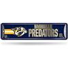Rico Industries NHL Nashville Predators Home Décor - Cartello stradale in metallo (10,2 x 38,1 cm), ideale per casa, ufficio, camera da letto e grotta degli uomini, prodotto