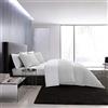 Vera Wang Biancheria da letto in cotone di lusso, include federe abbinate, grigio chiaro di luna, matrimoniale