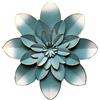 Picfarce - Decorazione da parete in metallo blu, 24,1 cm, stile rustico, moderno, decorazione per la casa, decorazione per interni, camera da letto, soggiorno, ufficio, giardino, patio